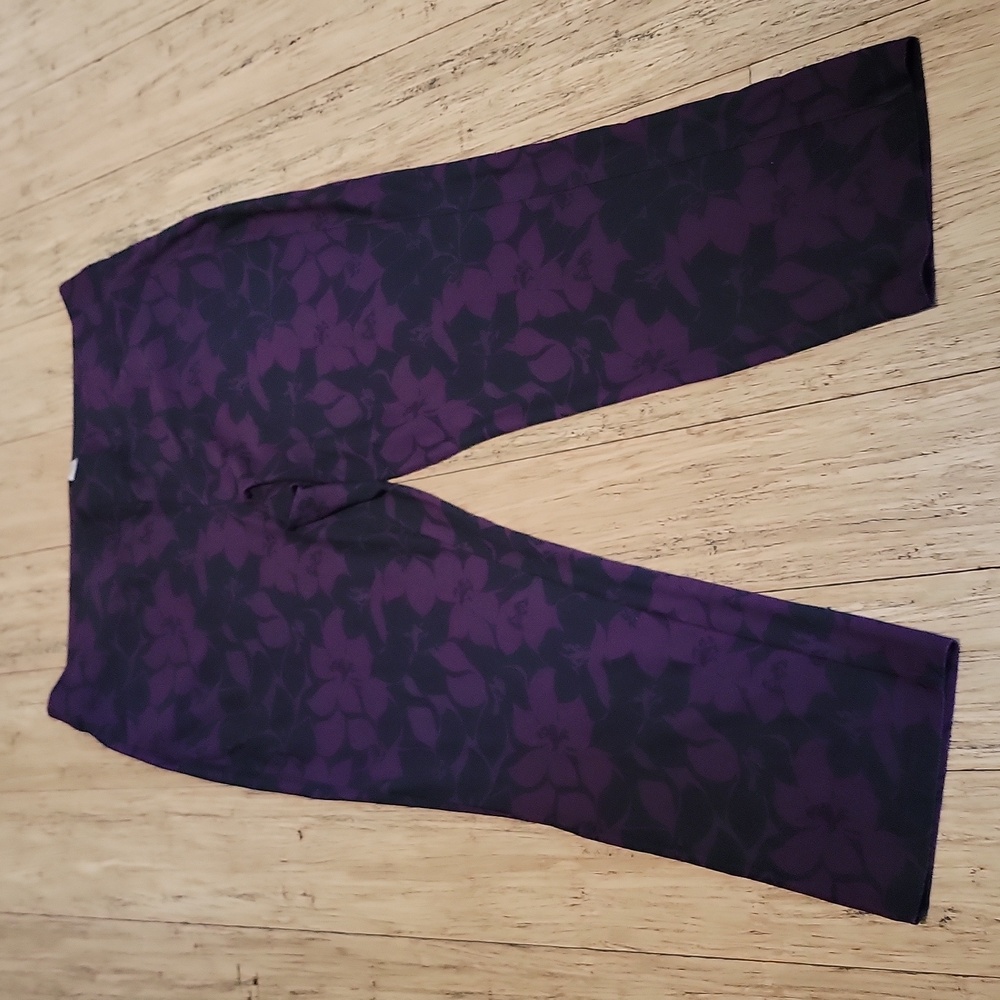 Chico's Purple Floral Pants